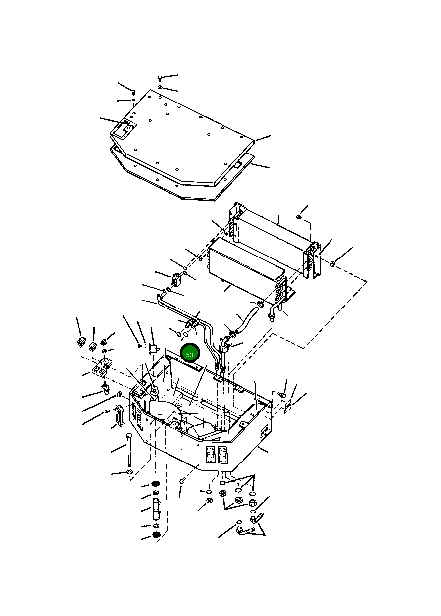 Кольцо уплотнительное (O-Ring) 1440 153 H1  Komatsu