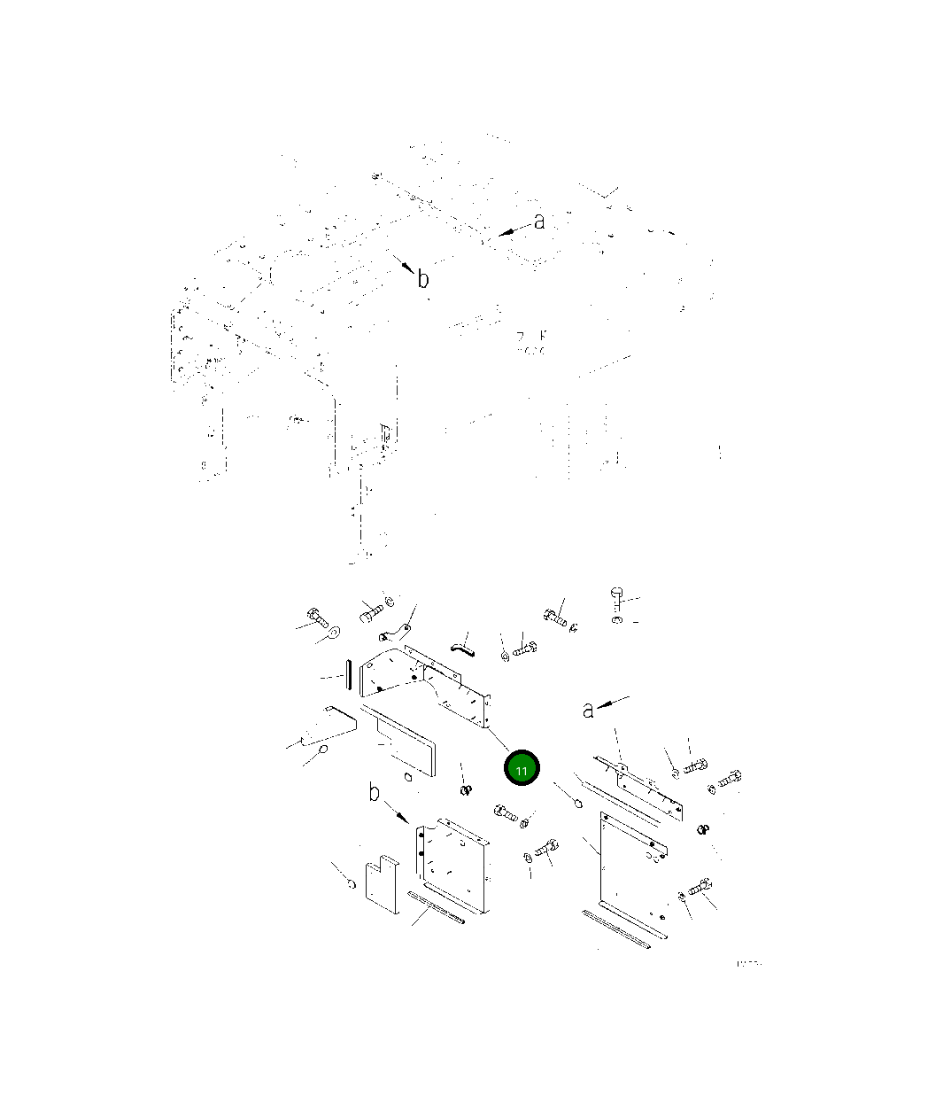 Крышка 425-54-51671  Komatsu