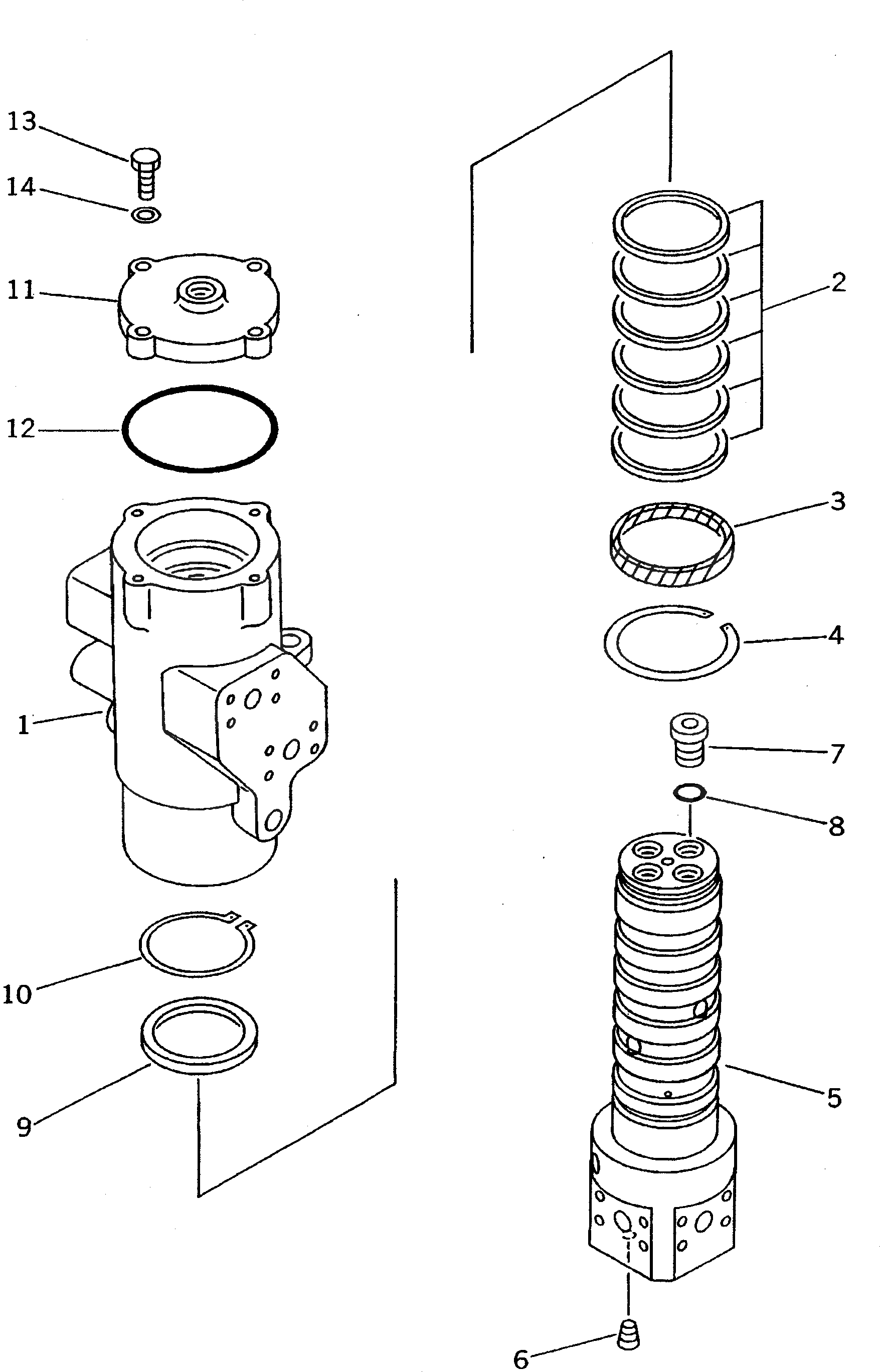Болт 01010-50835  Komatsu