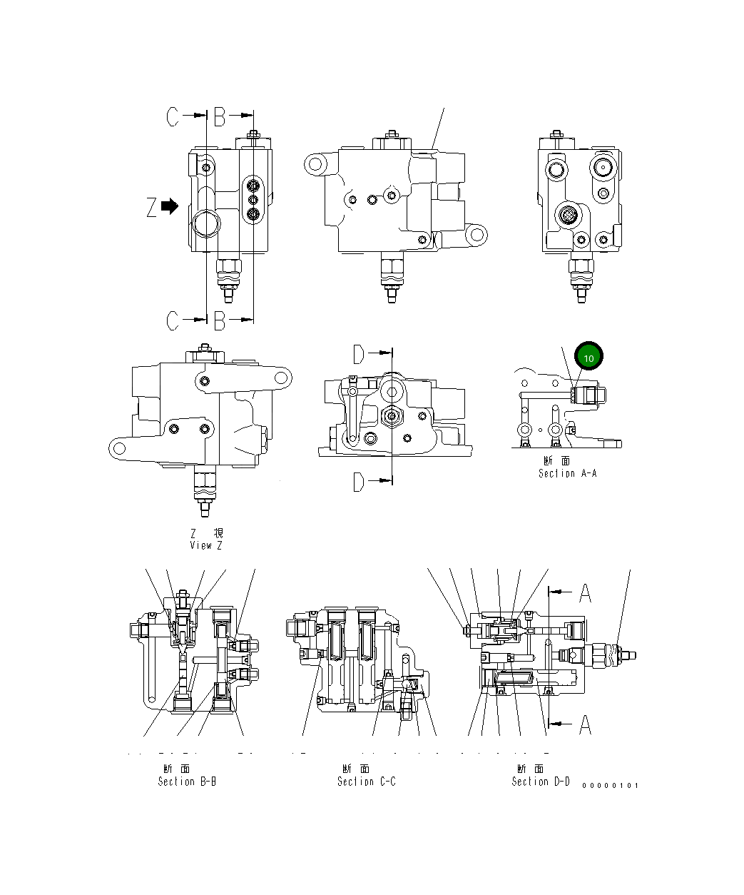 Кольцо уплотнительное (O-Ring) 417-43-37610 Komatsu
