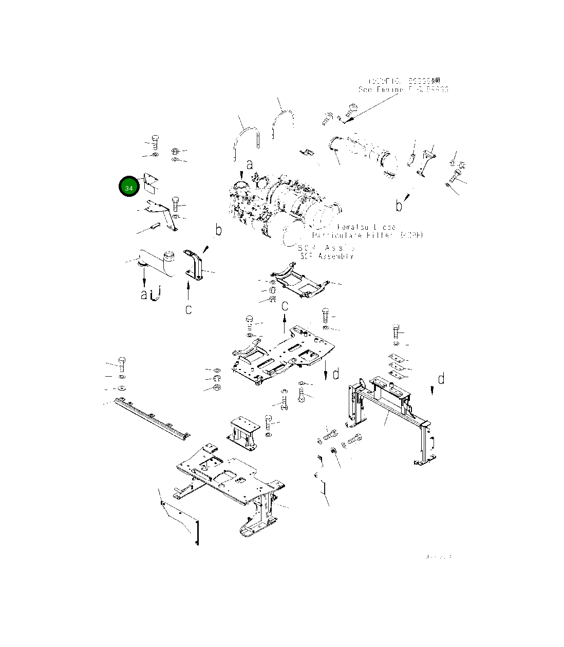 Крышка 423-02-69171 Komatsu