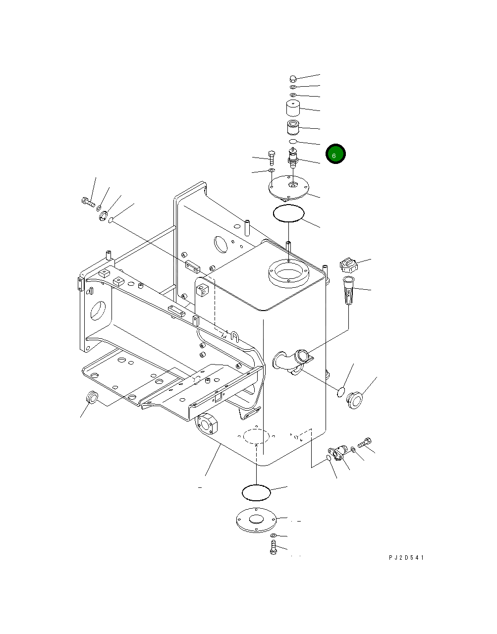 Кольцо уплотнительное (O-Ring) 419-60-15270 Komatsu