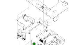 Крышка 21T-54-34861 Komatsu