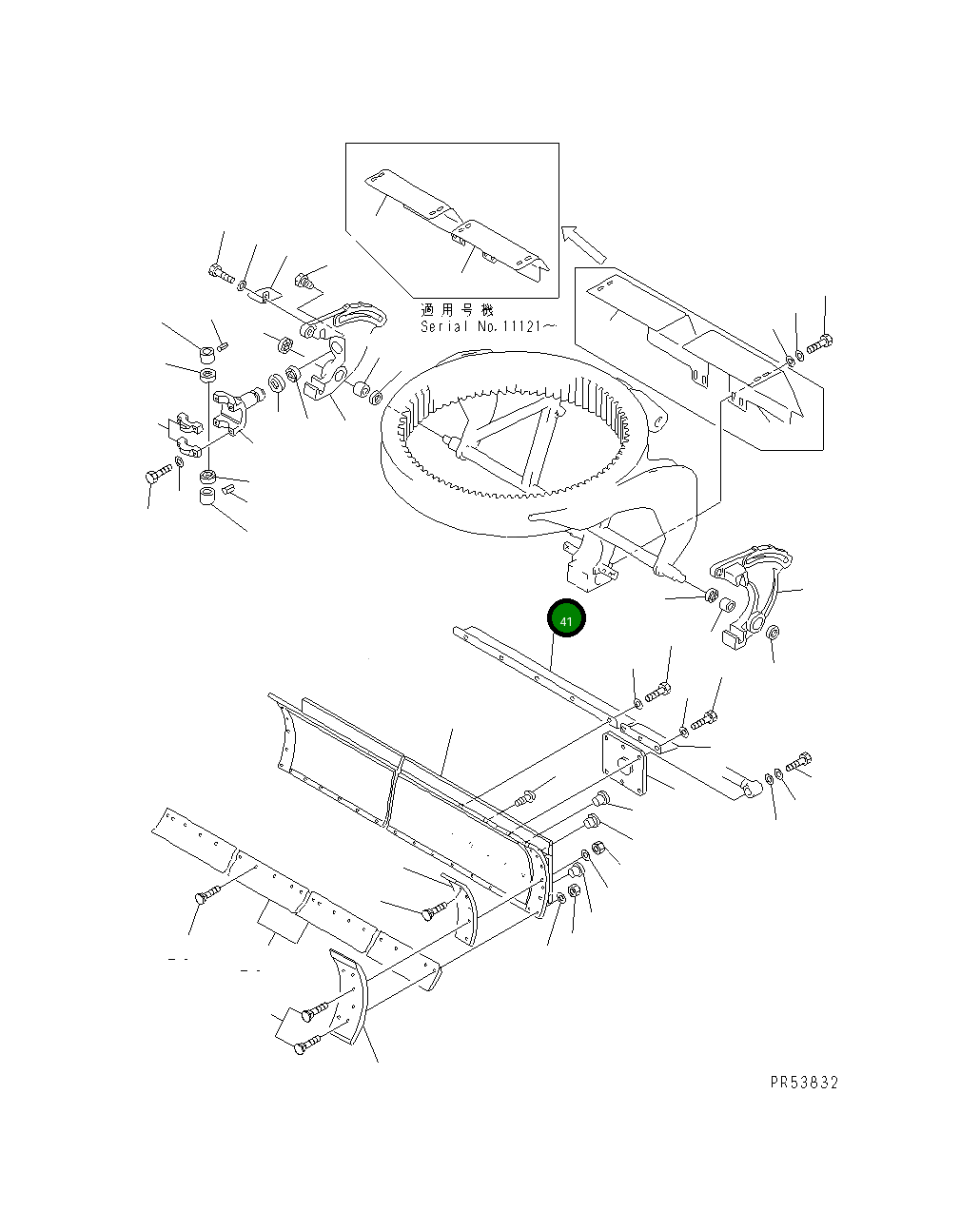 Крышка 234-70-32340 Komatsu
