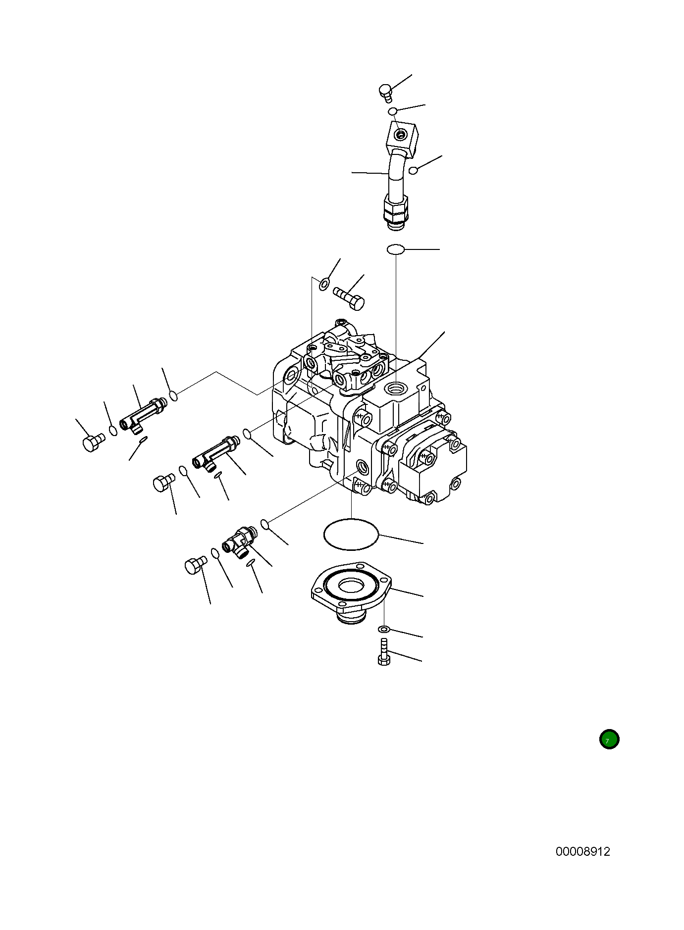 Кольцо уплотнительное (O-Ring) 855661212 Komatsu