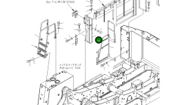 Крышка 21T-54-64243 Komatsu