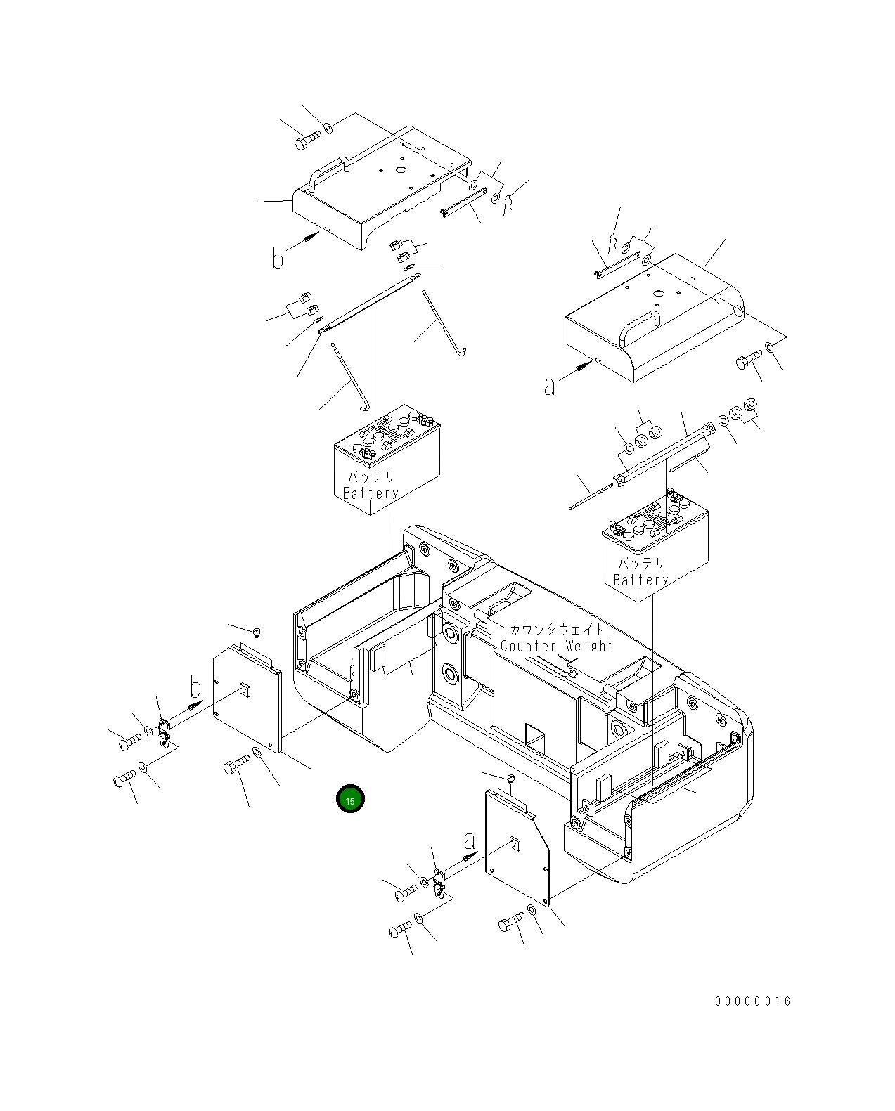 Крышка 418-06-31125 Komatsu