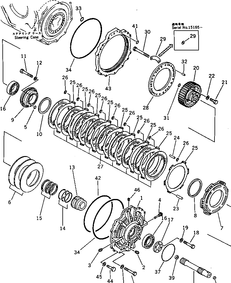 Болт 195-22-31610  Komatsu