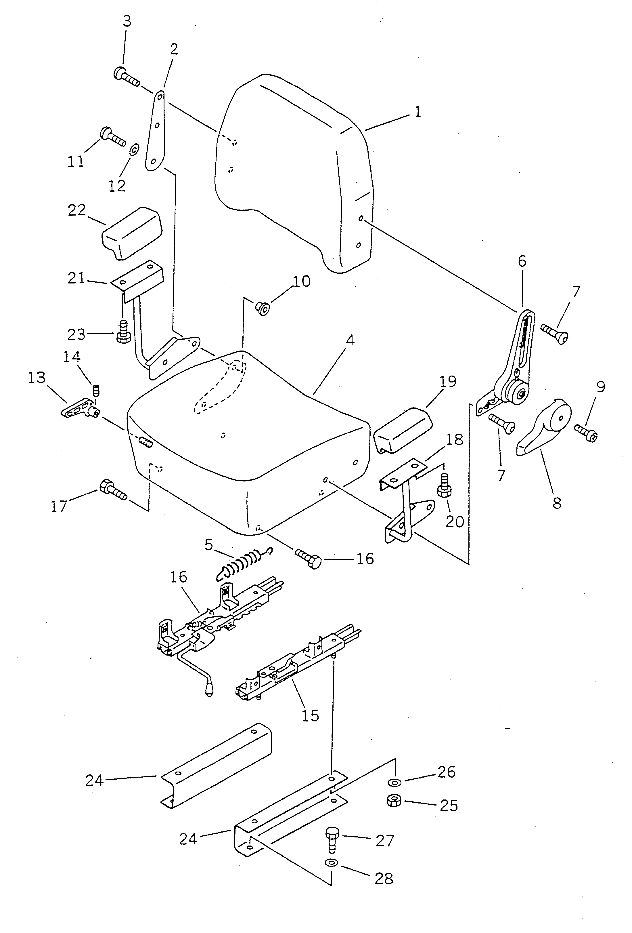 Болт 417-57-11360  Komatsu