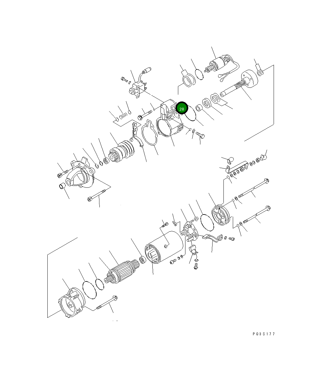 Кольцо уплотнительное (O-Ring) SD6414-04270X0 Komatsu
