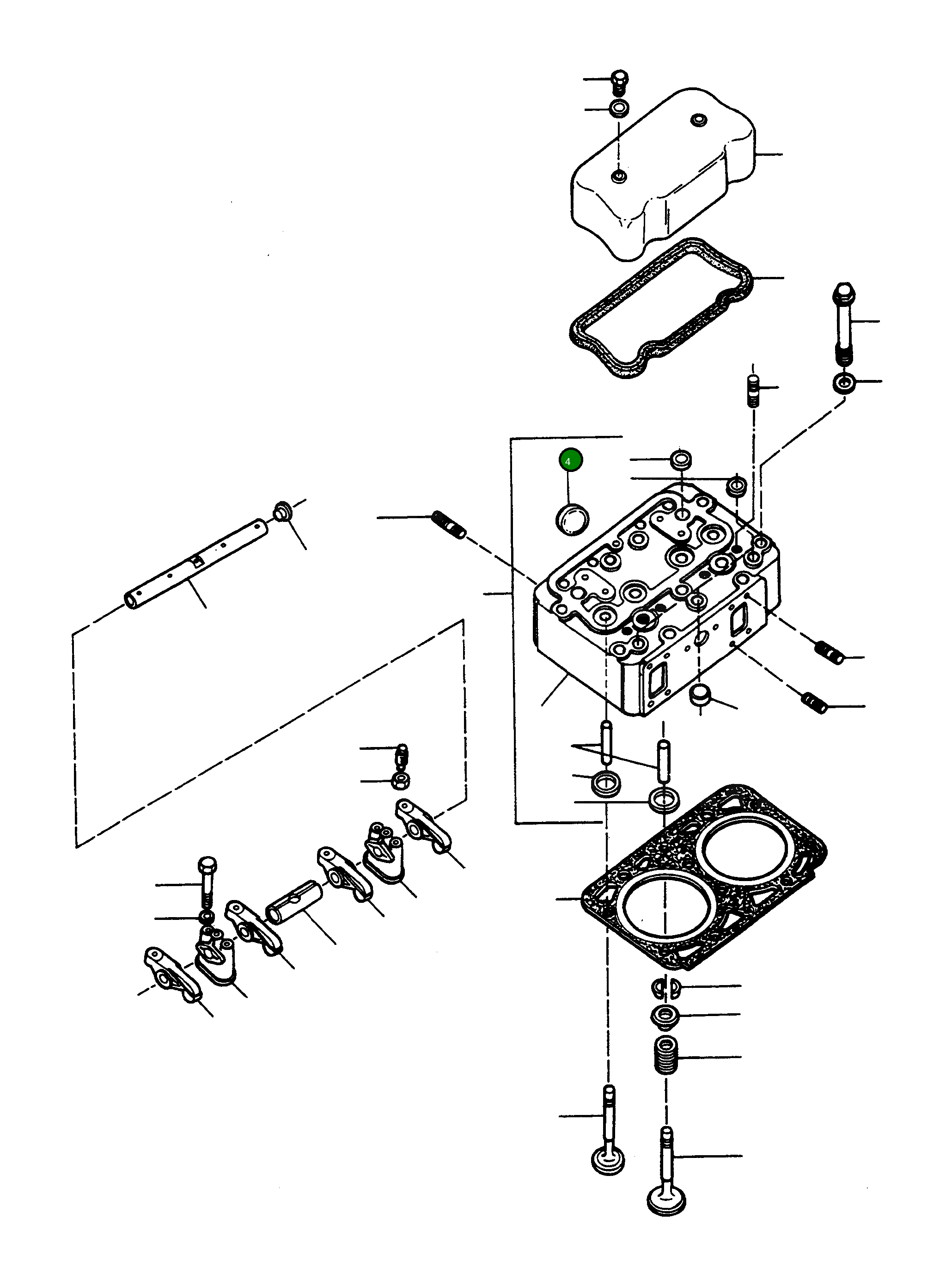 Крышка 2867117M1 Komatsu