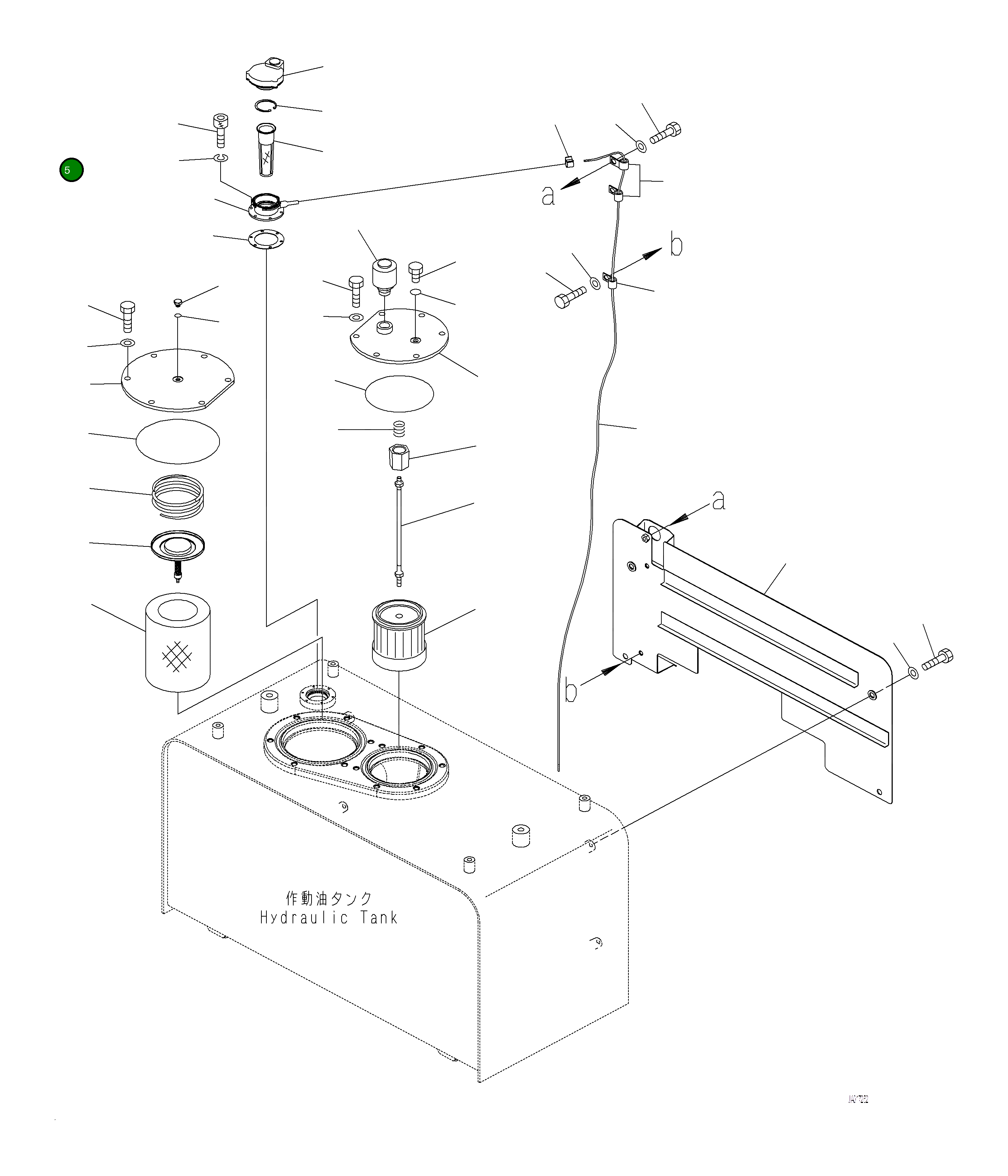 Крышка 421-60-55190 Komatsu