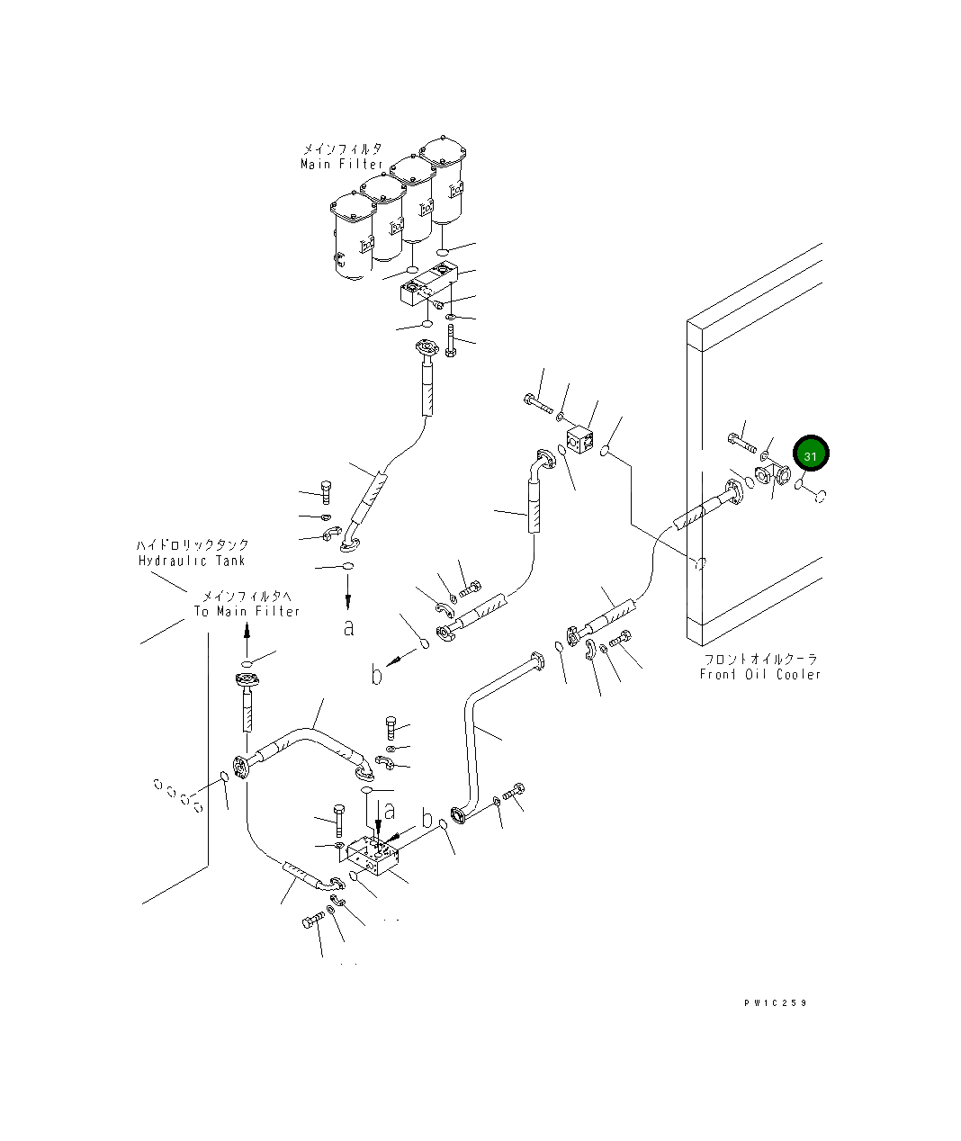 Кольцо уплотнительное (O-Ring) 07000-B2065 Komatsu