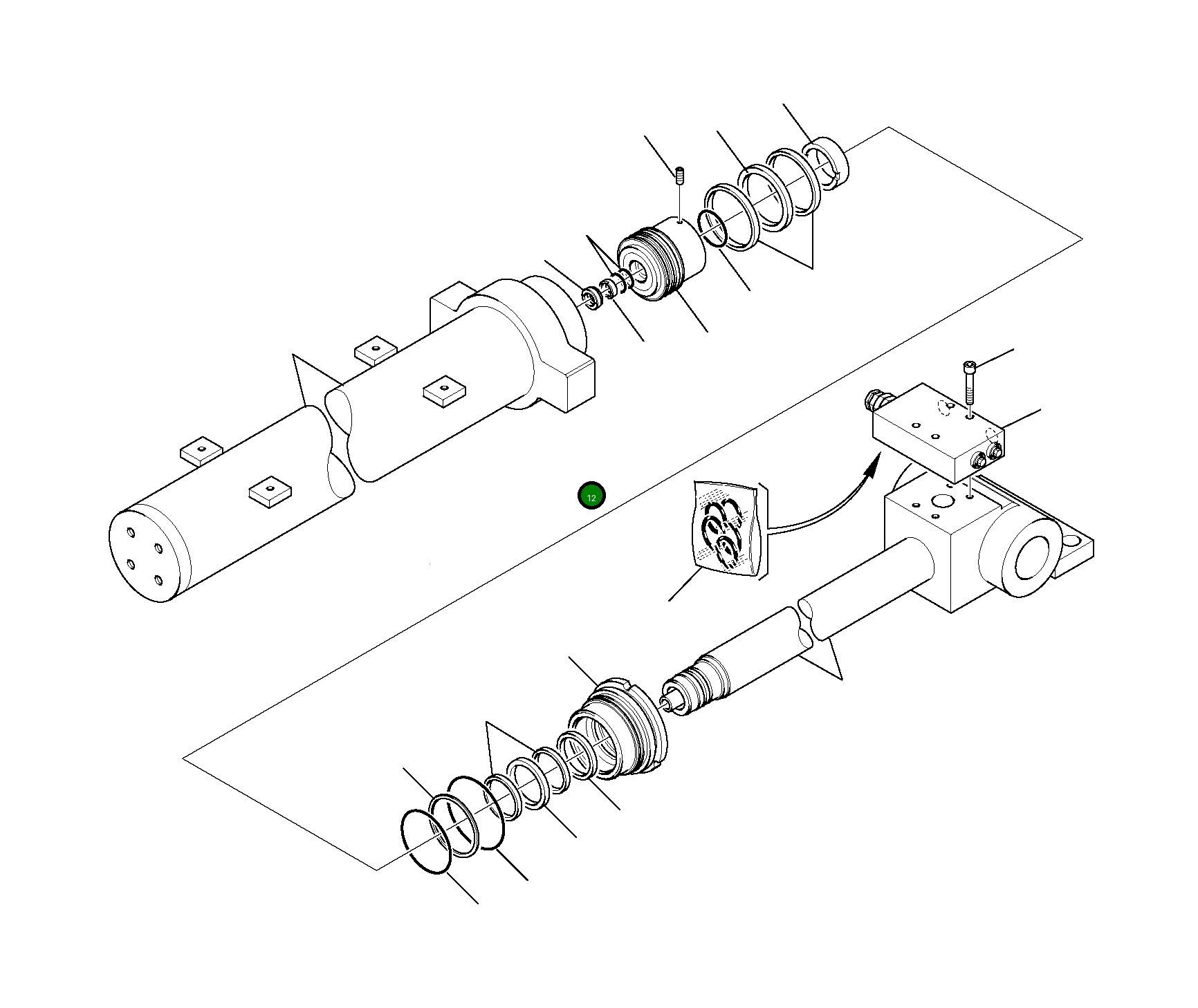 Кольцо уплотнительное (O-Ring) FDT1400019 Komatsu