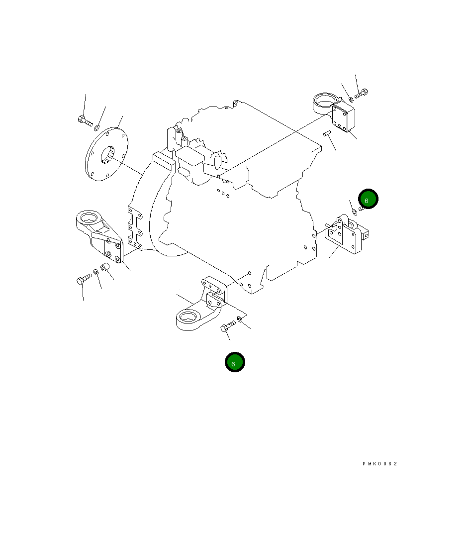Болт 21W-01-15150 Komatsu
