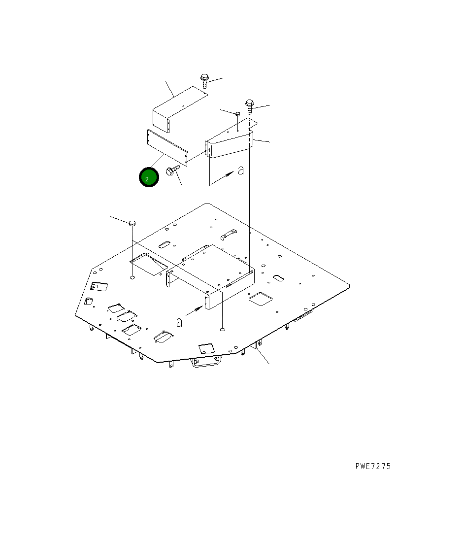 Крышка 426-54-22120  Komatsu