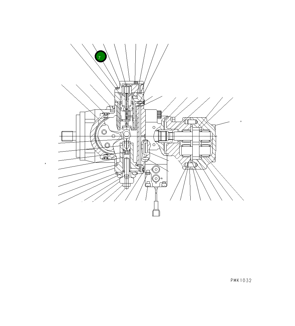Болт TM8072-083  Komatsu