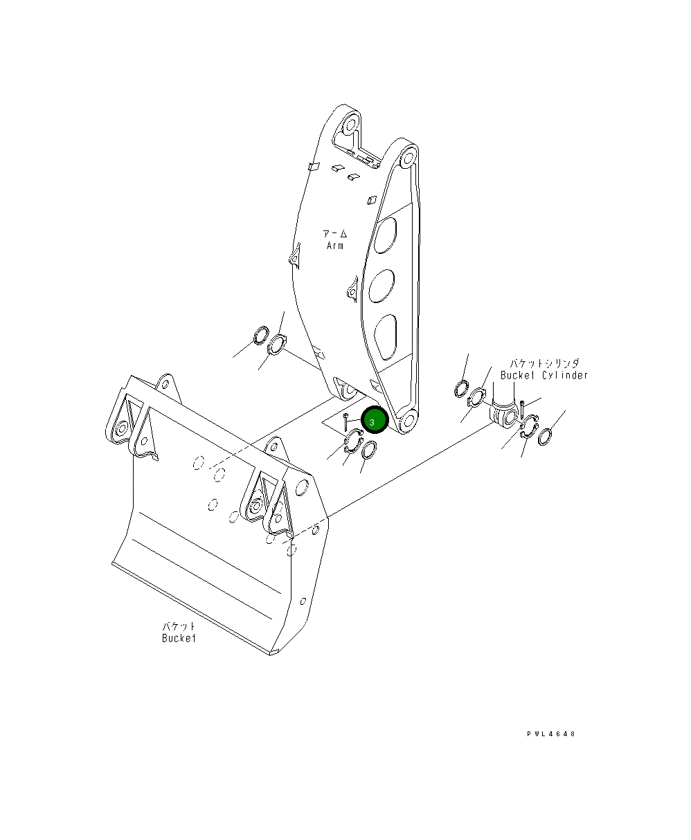 Болт DM50098798 Komatsu