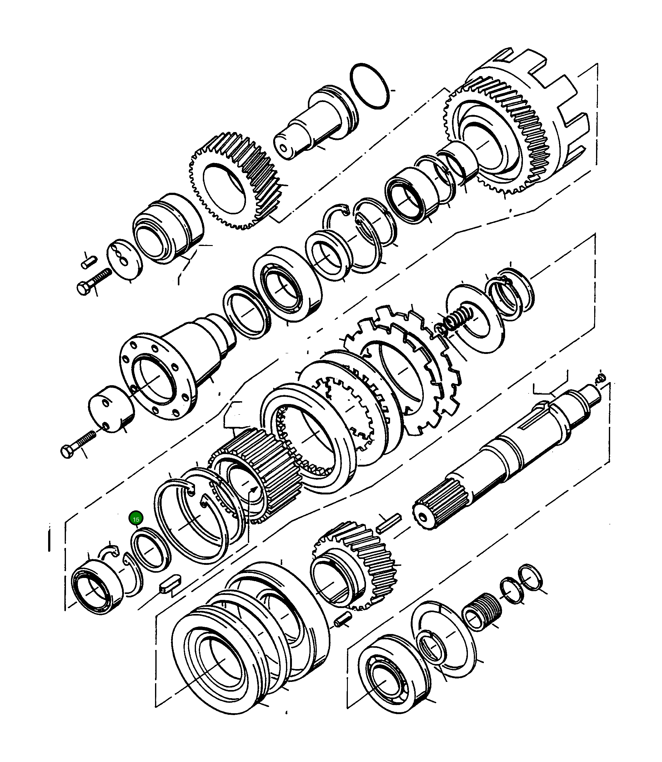 Кольцо 2889557M1  Komatsu