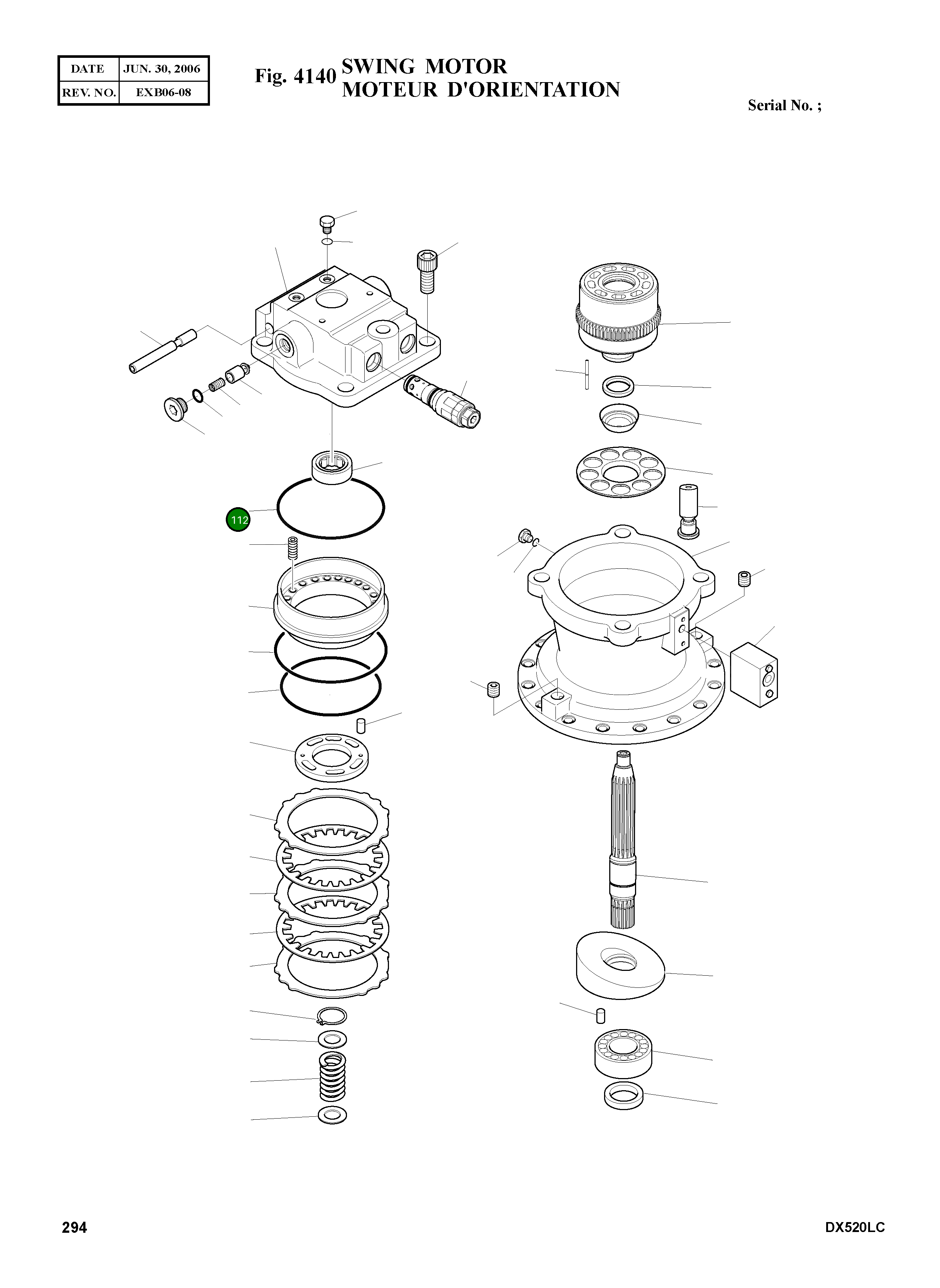Кольцо уплотнительное (O-Ring) K9001842 Komatsu