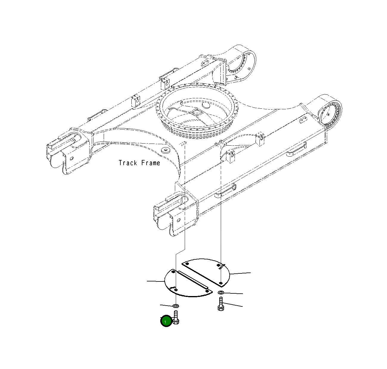 Крышка 20Y-97-32220 Komatsu