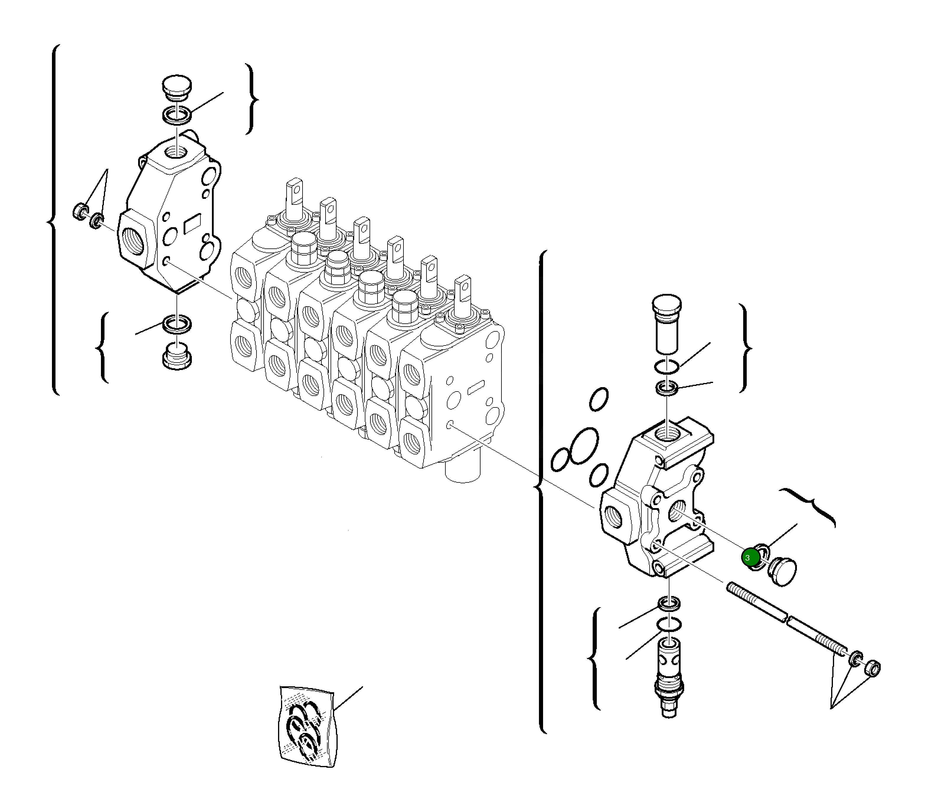 Кольцо уплотнительное (O-Ring) 855021119 Komatsu