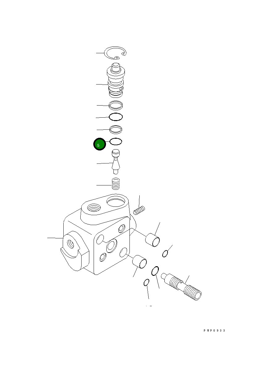 Кольцо уплотнительное (O-Ring) 20E-60-K6250 Komatsu