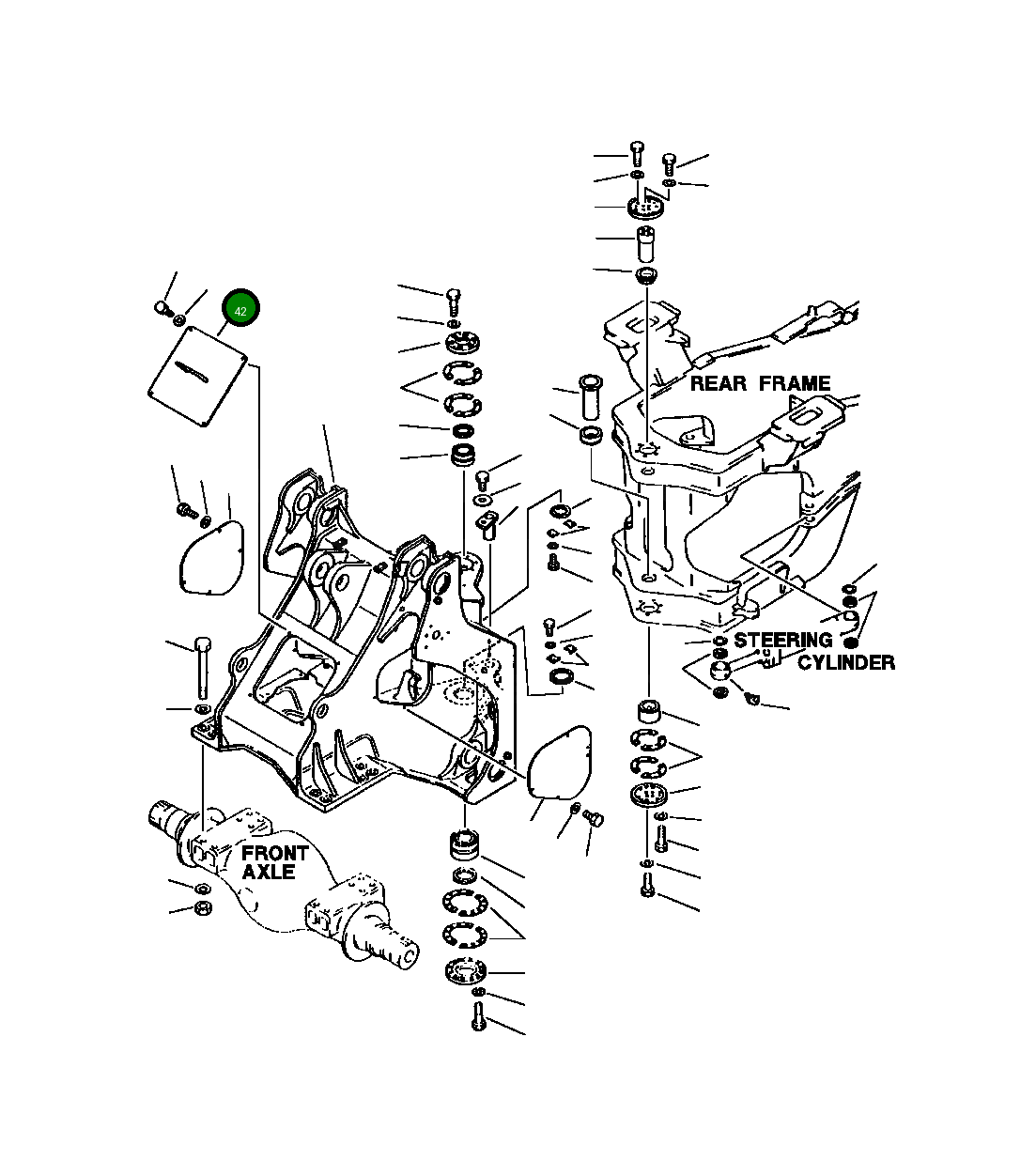 Крышка 426-46-11611 Komatsu
