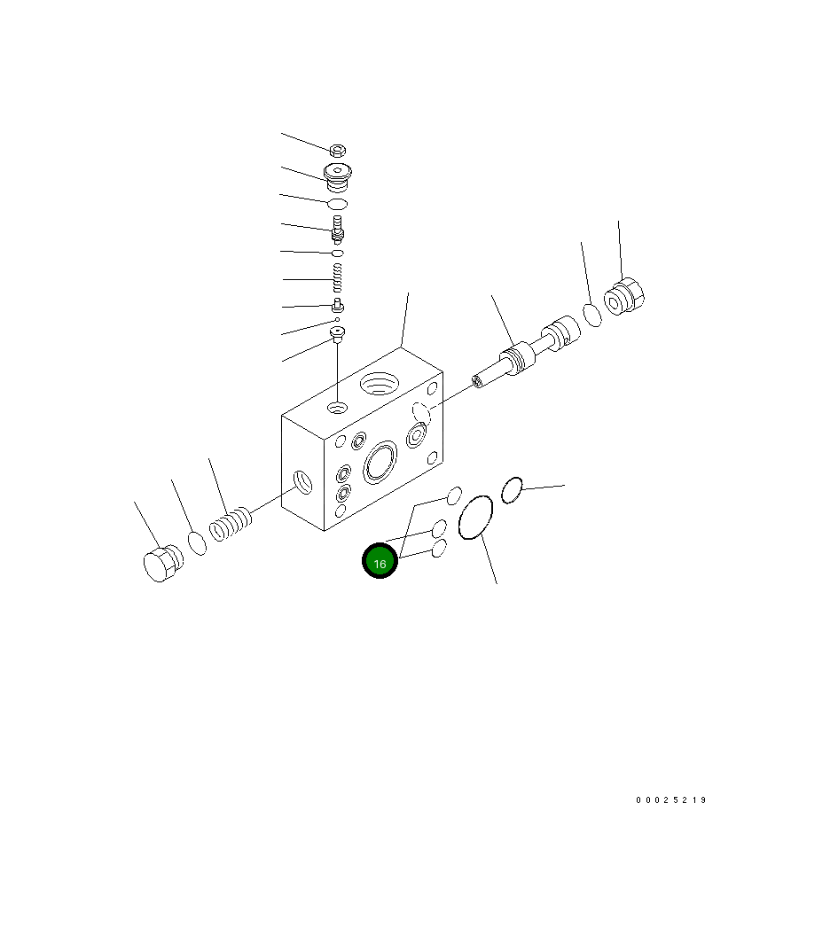 Кольцо уплотнительное (O-Ring) STA40001-14 Komatsu