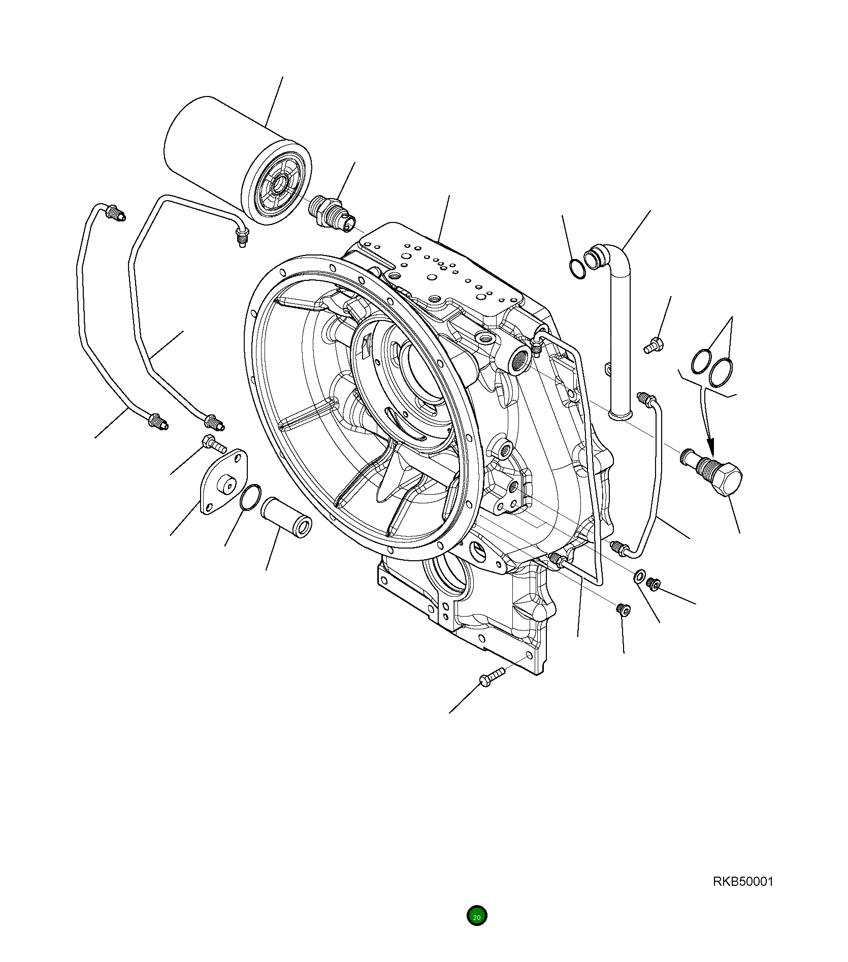Болт CA0020864 Komatsu