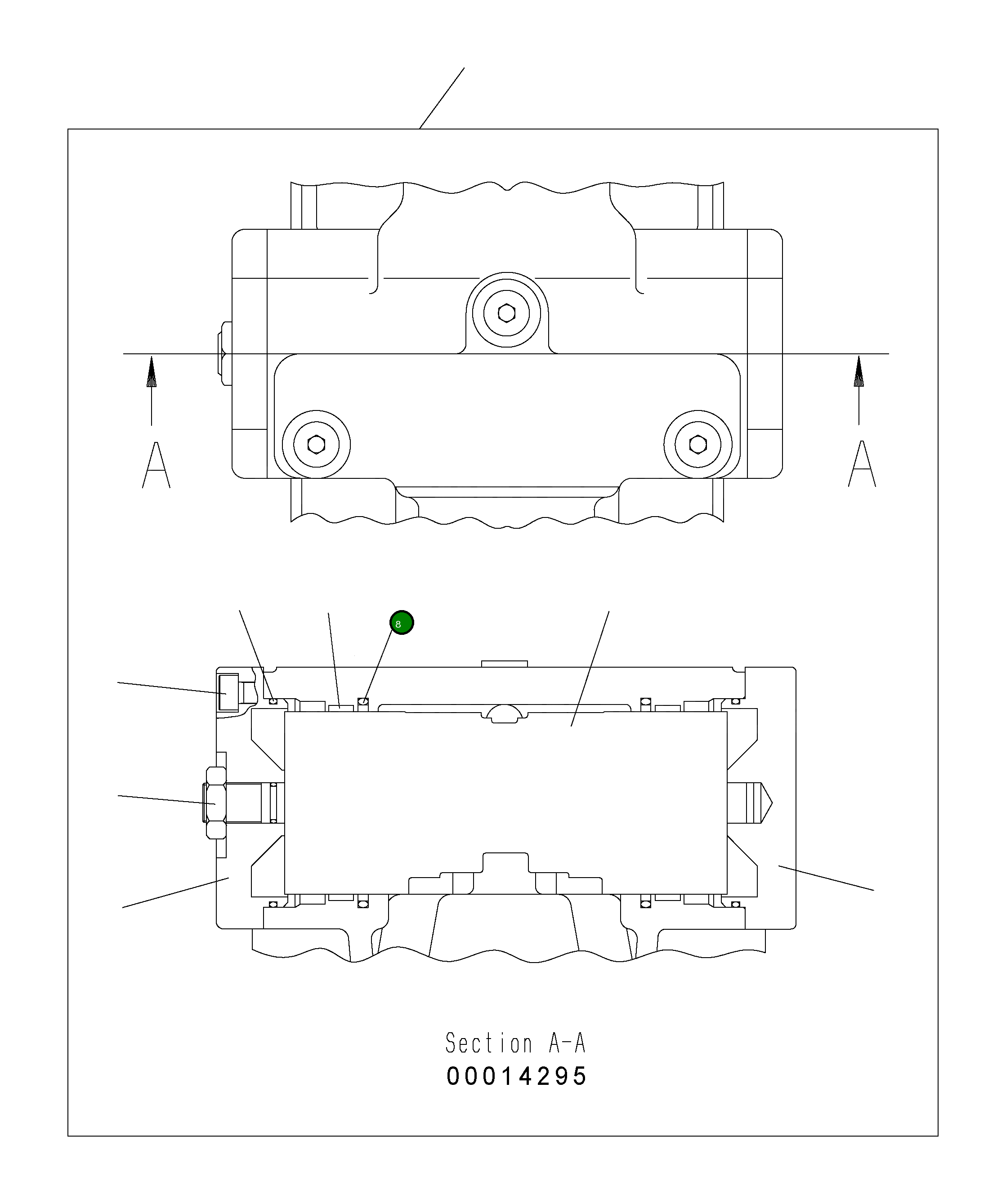 Кольцо UC1726001966  Komatsu