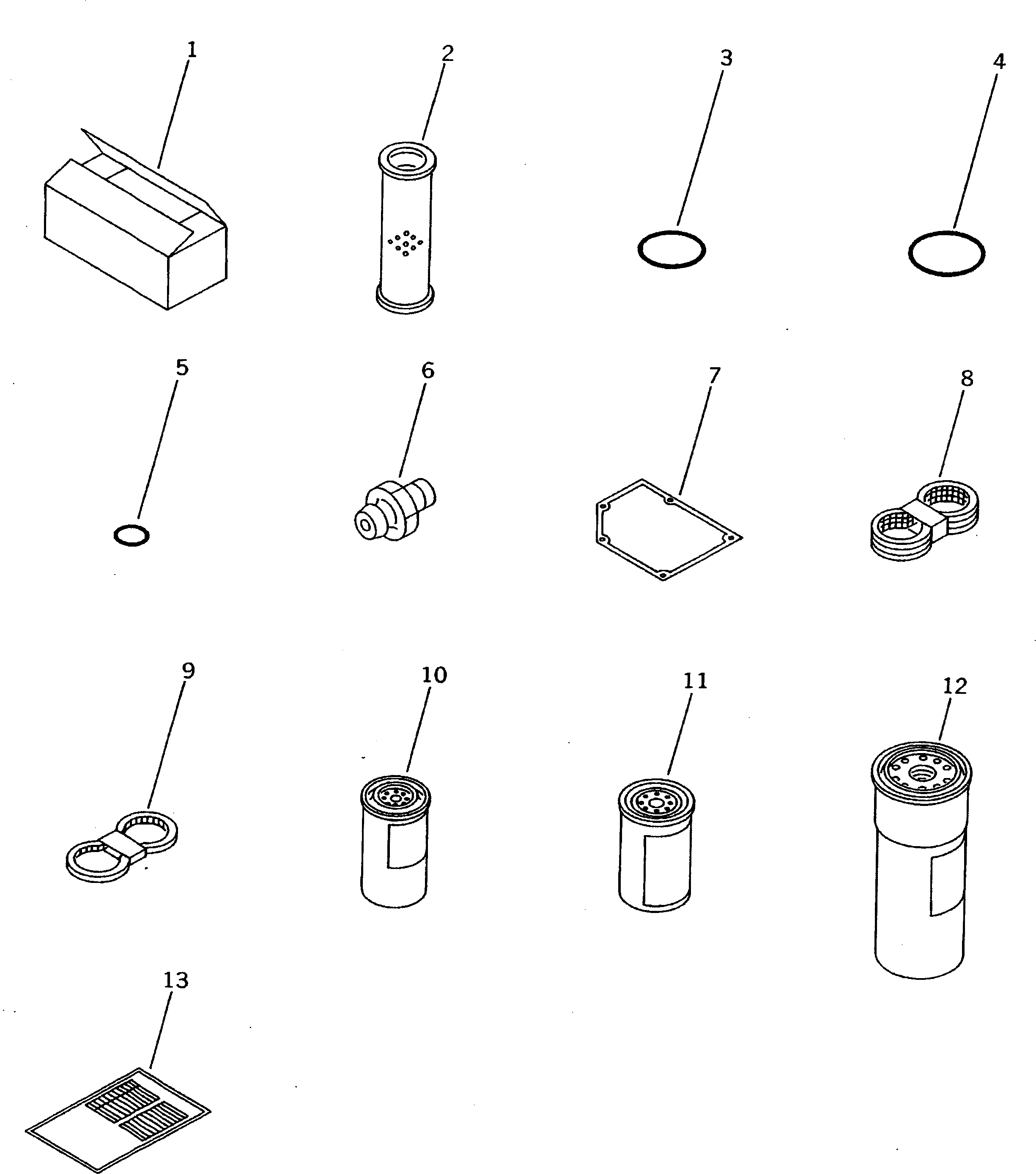 Кольцо уплотнительное (O-Ring) 07000-35155  Komatsu