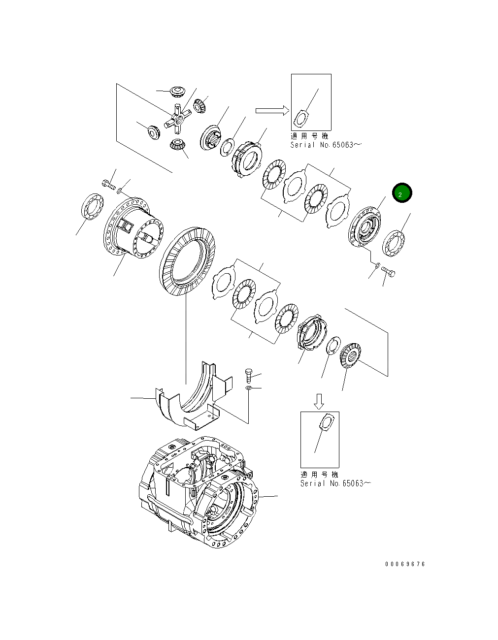 Крышка 423-22-37120 Komatsu