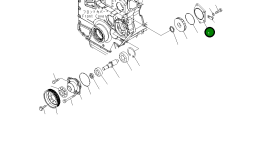 Крышка 6245-21-6710 Komatsu
