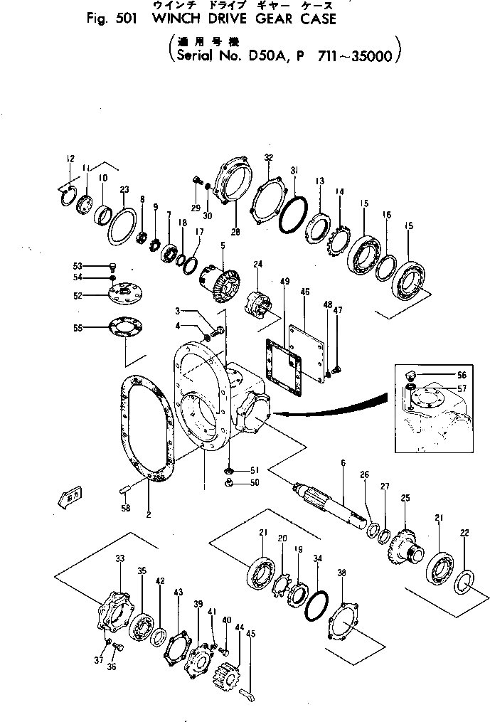 Кольцо 130-09-15540  Komatsu