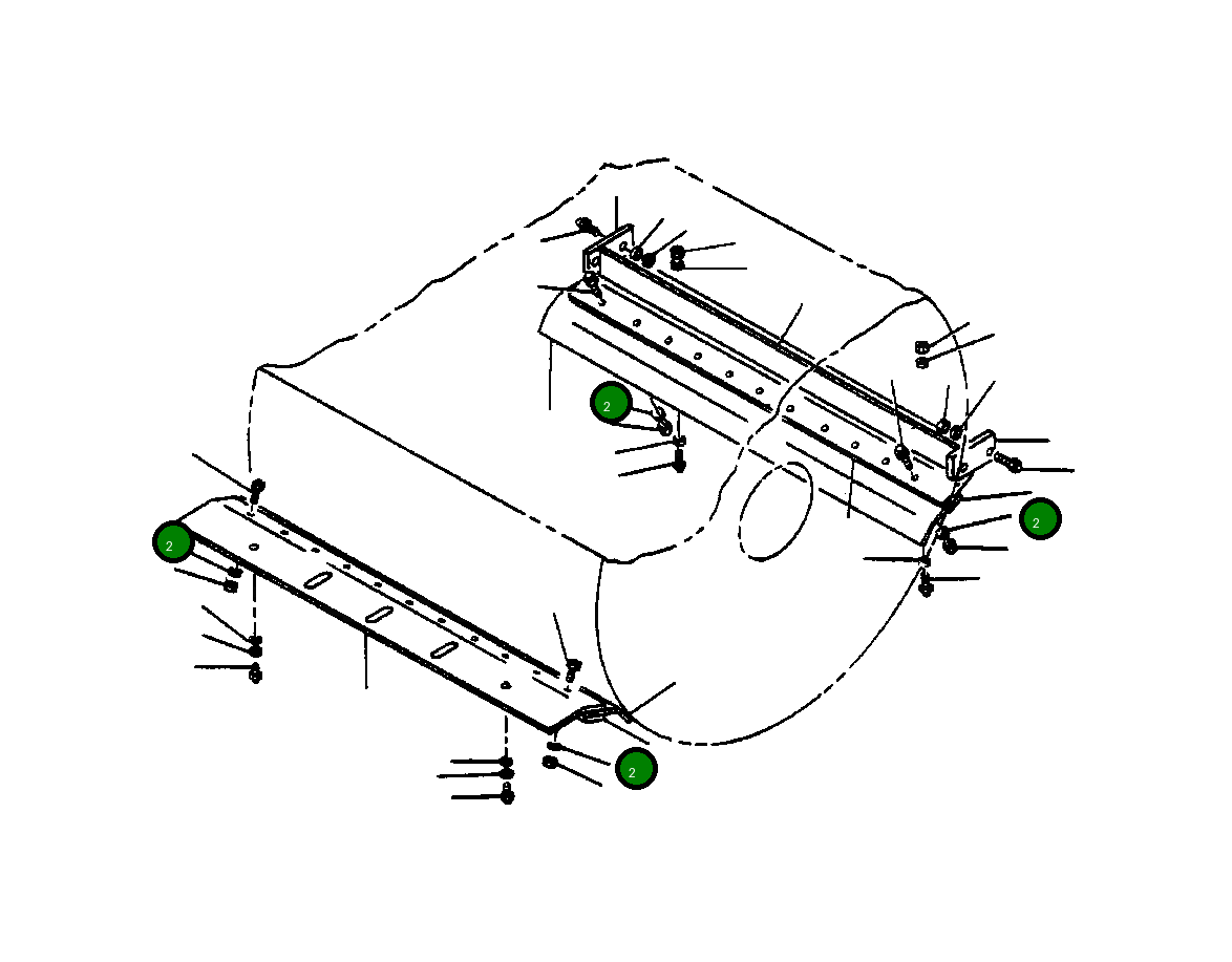 Болт 44 854  Komatsu