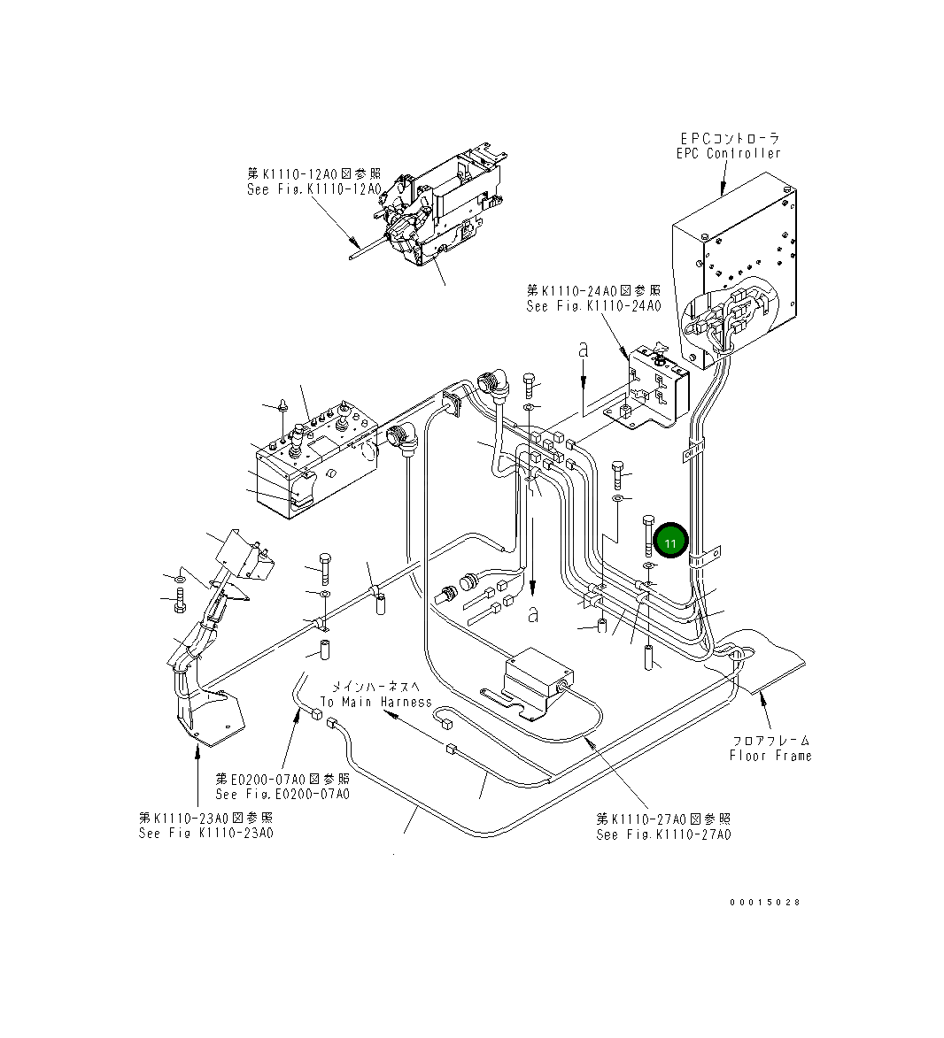 Болт 01011-D1010 Komatsu