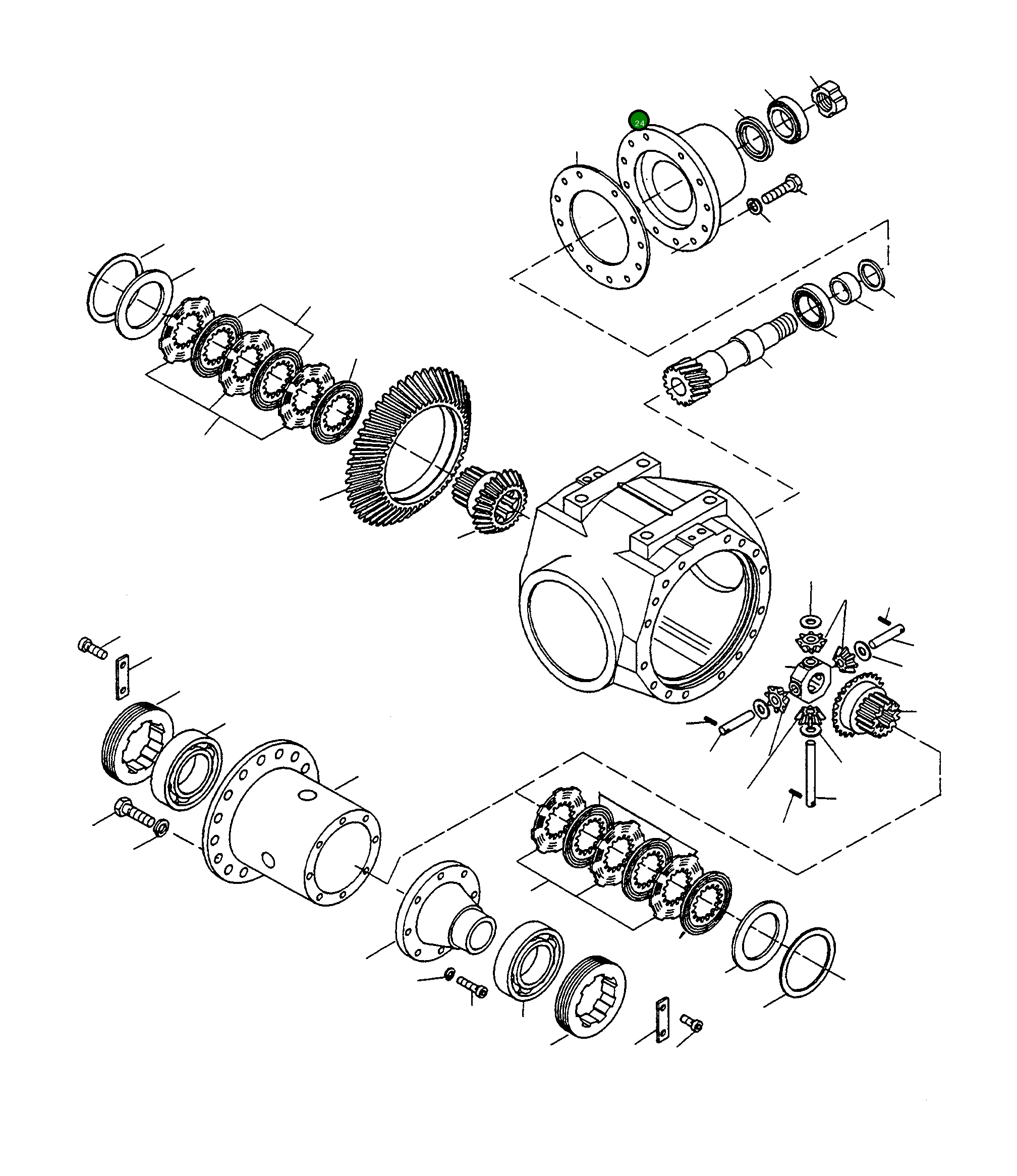 Крышка 4919104M1 Komatsu