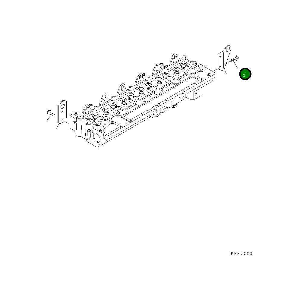 Болт 1240210H1 Komatsu