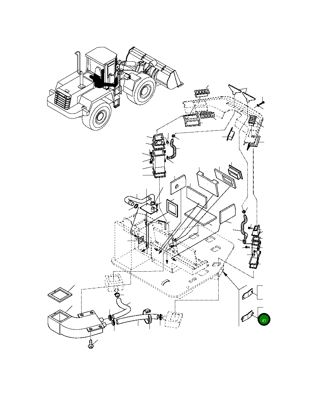 Крышка 421-07-H3161  Komatsu