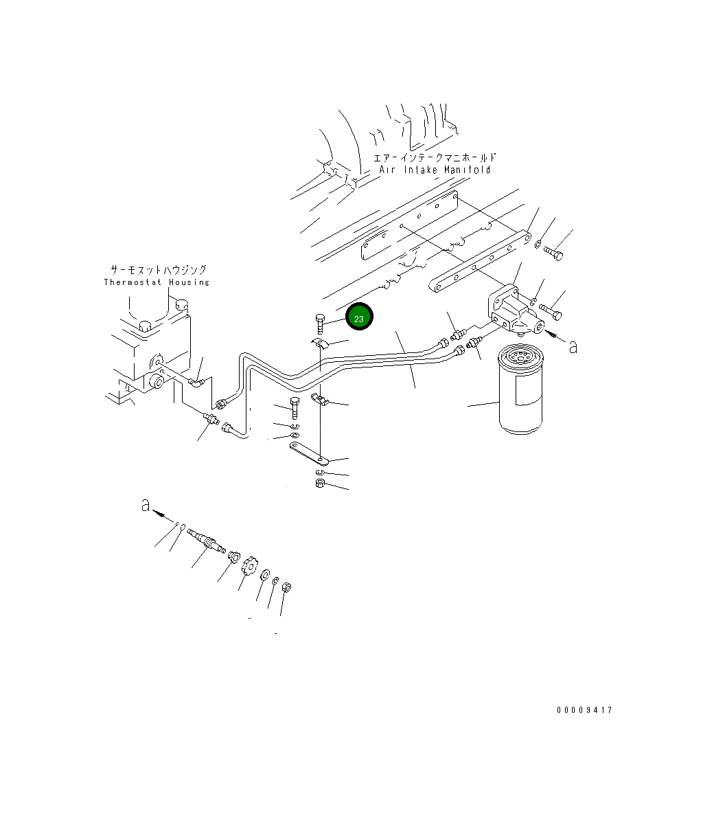 Болт 01010-30835 Komatsu