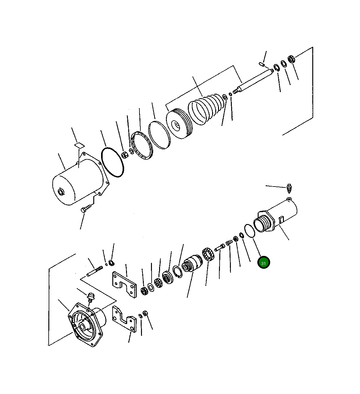 Кольцо уплотнительное (O-Ring) 424-35-1561  Komatsu