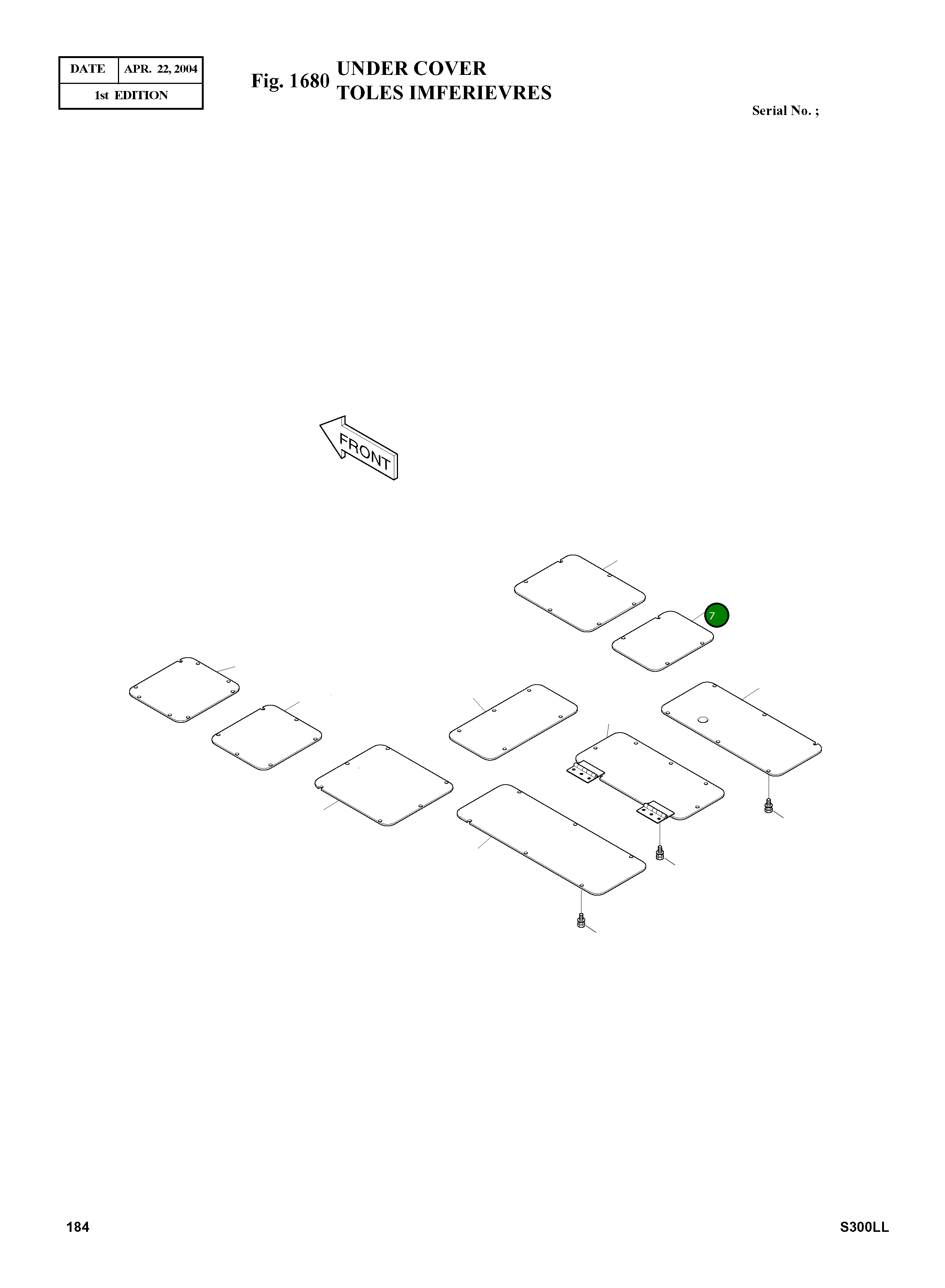 Крышка 2627-1252A  Komatsu