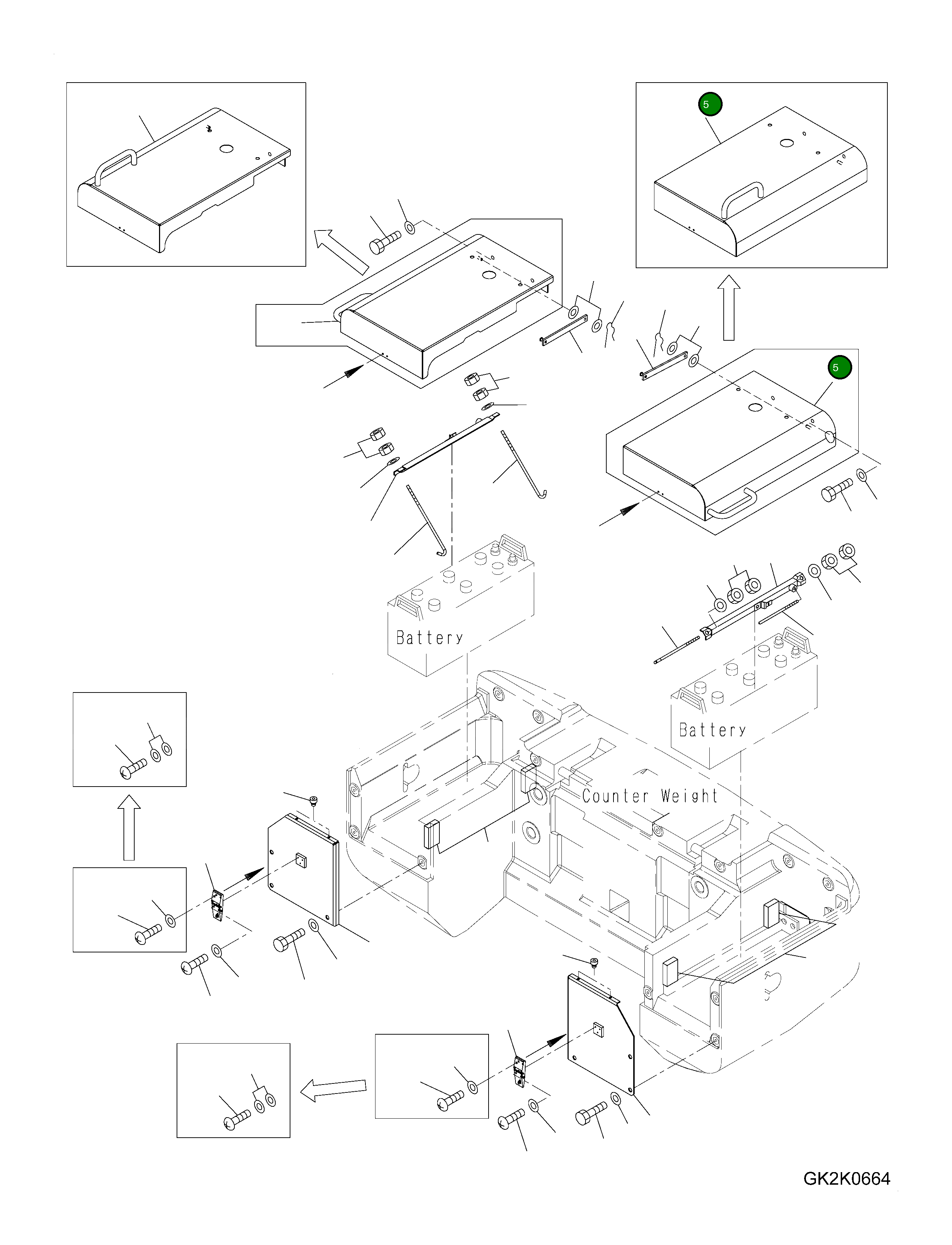 Крышка 419-06-31711 Komatsu