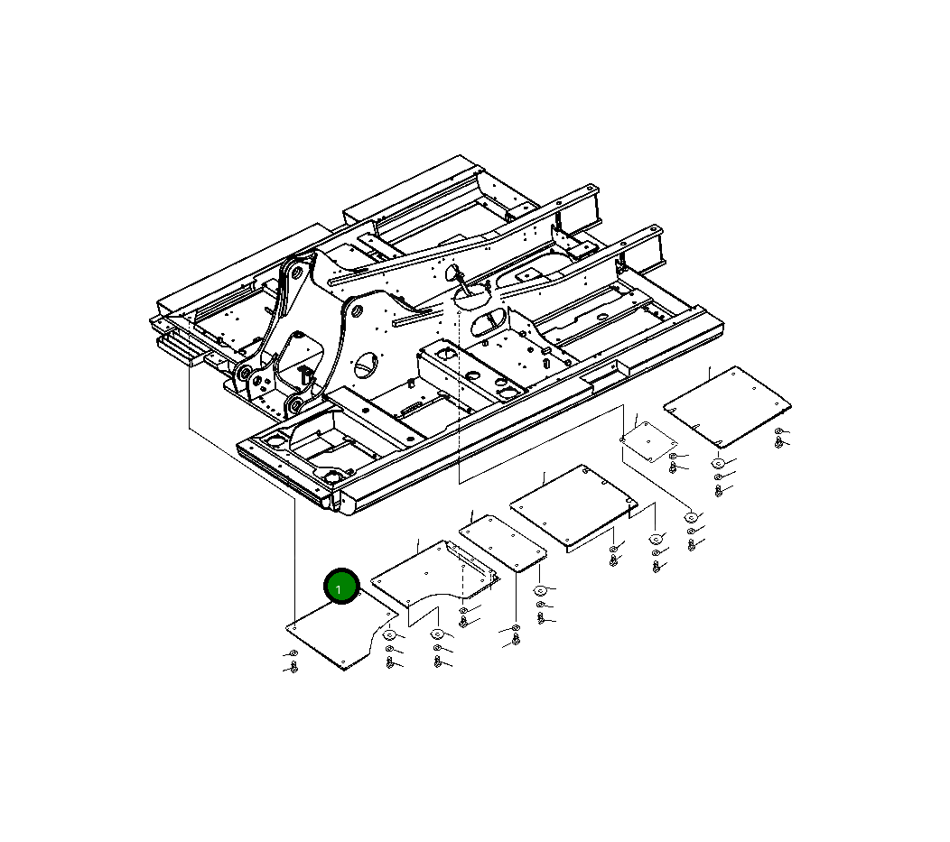 Крышка 20Y-54-J2321 Komatsu