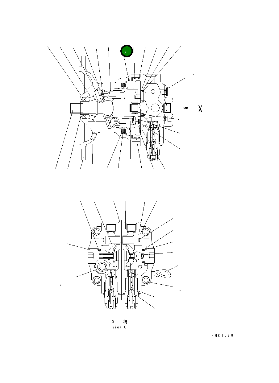 Кольцо уплотнительное (O-Ring) TM0205-301 Komatsu