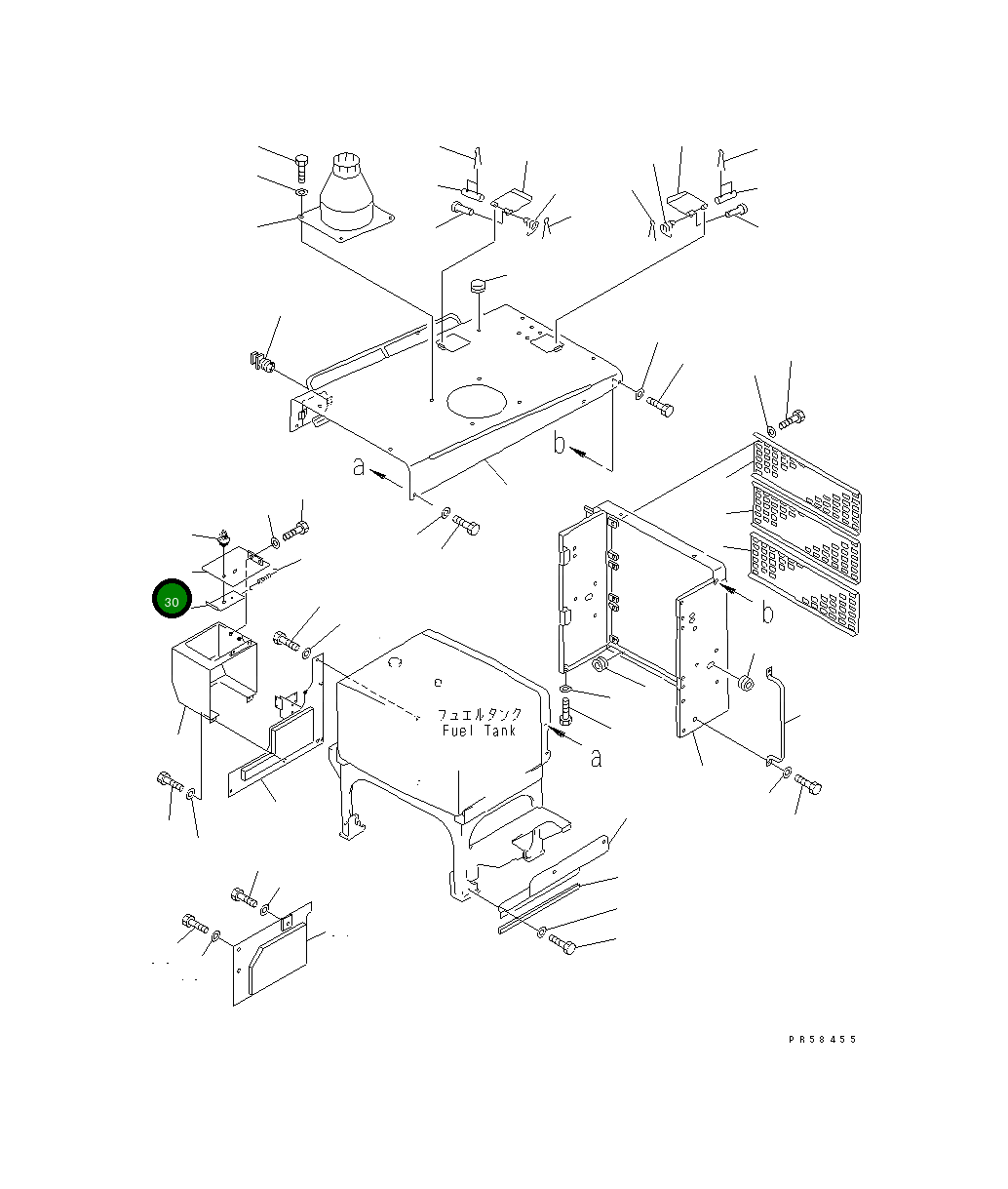 Крышка 234-54-52140  Komatsu