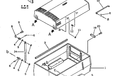 Корпус, в сборе M721045808260 Komatsu