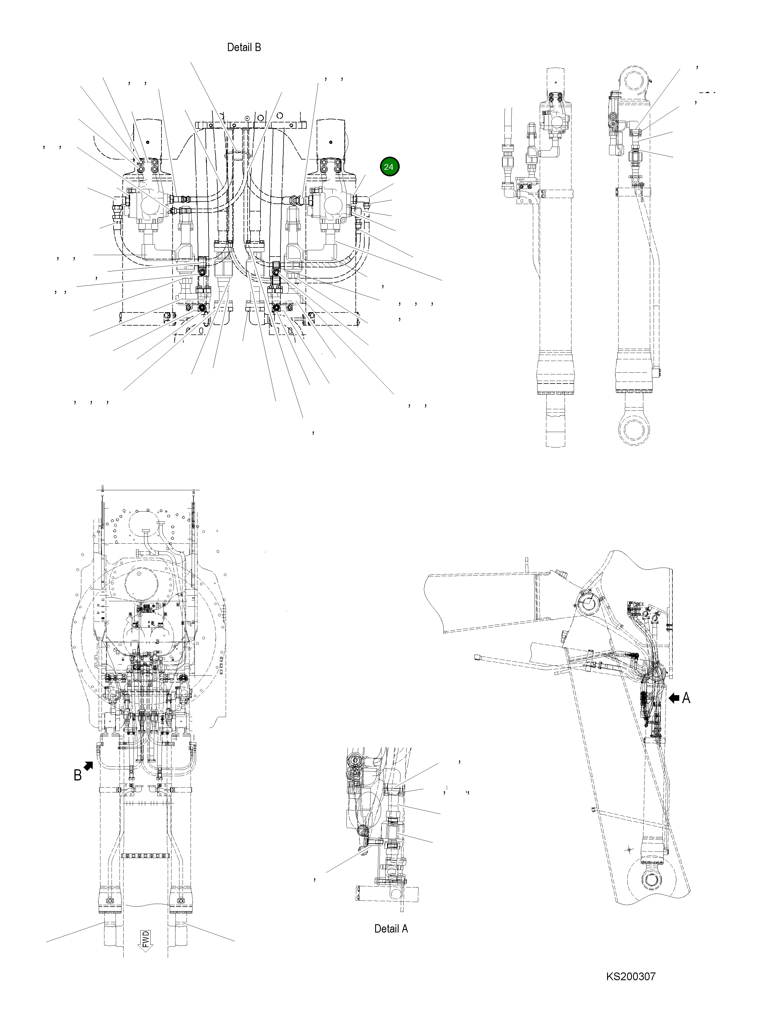Кольцо уплотнительное (O-Ring) 0700511423 Komatsu
