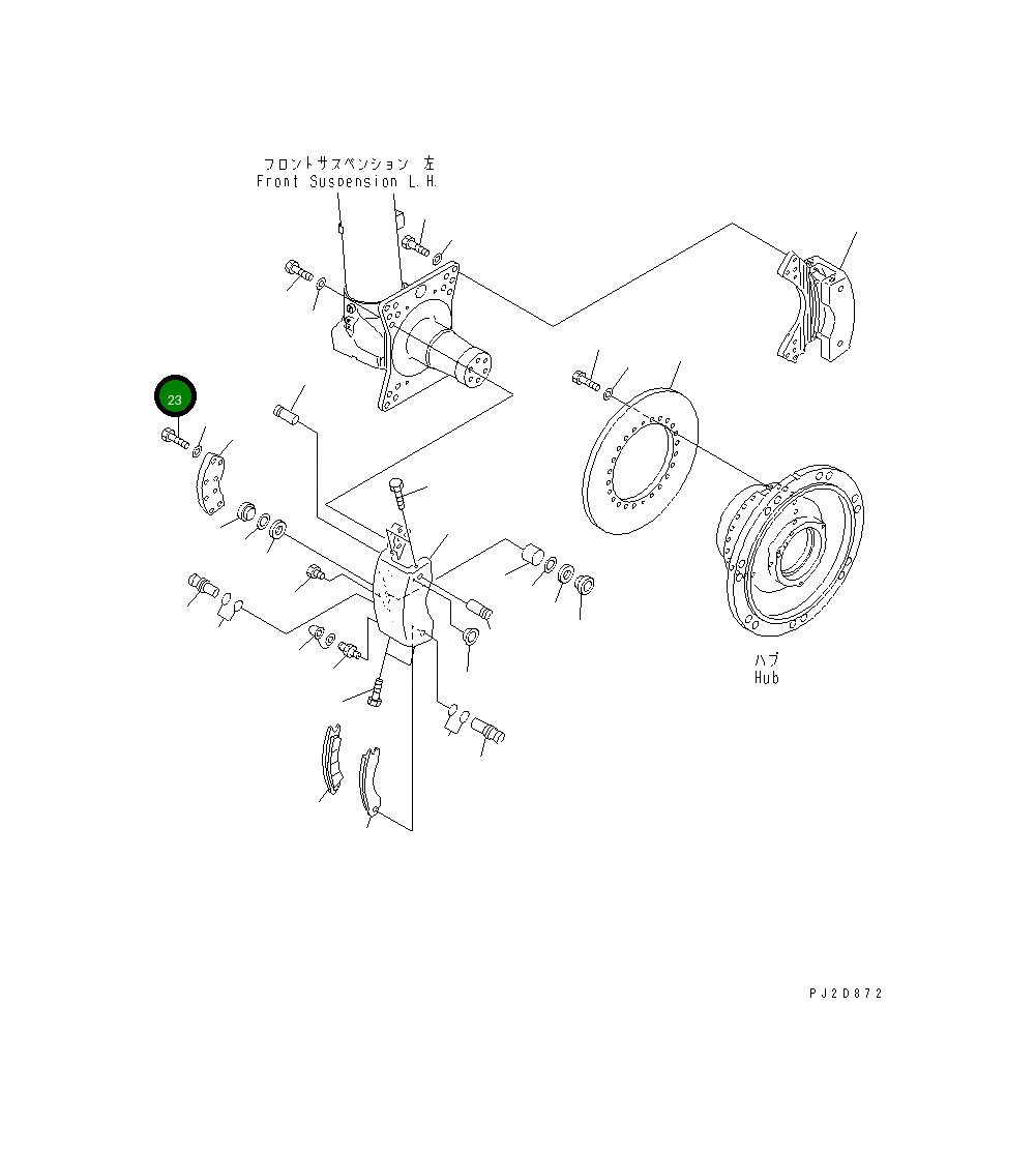 Болт 566-32-53880 Komatsu